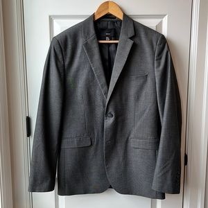 H&M gray suit jacket